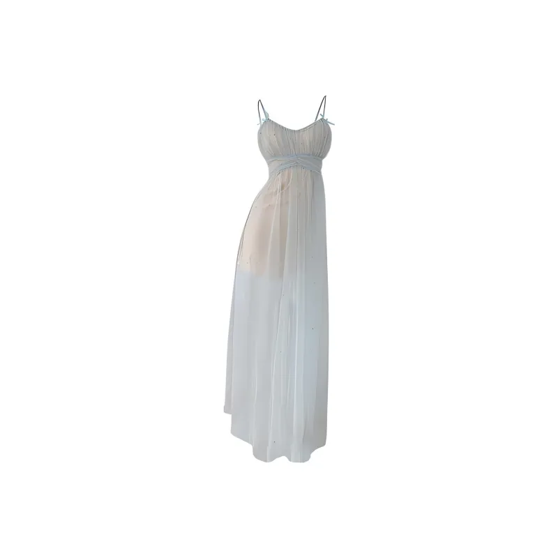 Icicofficial Slip Dress Women's Mint Green-0