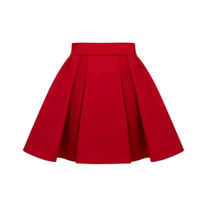 BALMAIN Casual Short Skirts Women's Red-0