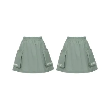 Sumday Athletics Cargo Short Skirts Women's 2 Pcs