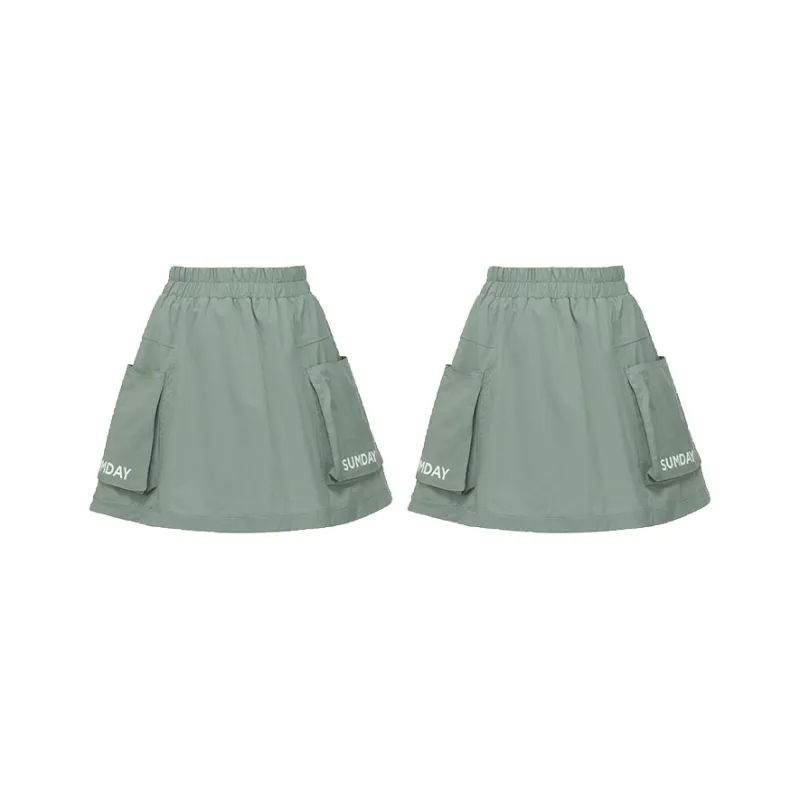 Sumday Athletics Cargo Short Skirts Women's 2 Pcs-0