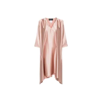 Gianluca Capannolo Satin-weave Kaftan Dress