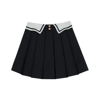 SNBL Casual Short Skirts Women's Navy Blue