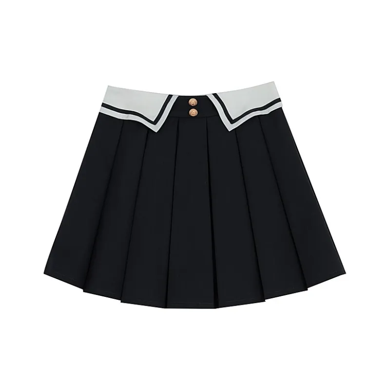 SNBL Casual Short Skirts Women's Navy Blue-0