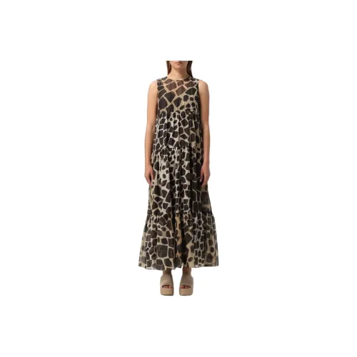 MaxMara Studio Sleeveless Dress Womens Orange