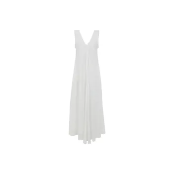 PAROSH SS25 Sleeveless Dress Women's White