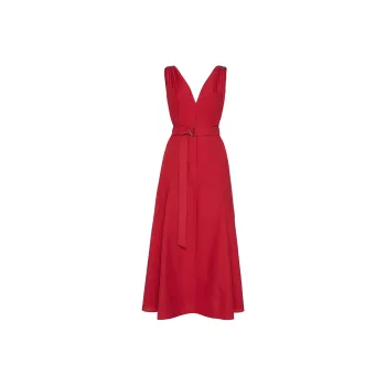 Brunello Cucinelli Poplin Midi Dress