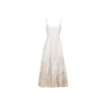 ELIE SAAB Arboreal Midi Dress