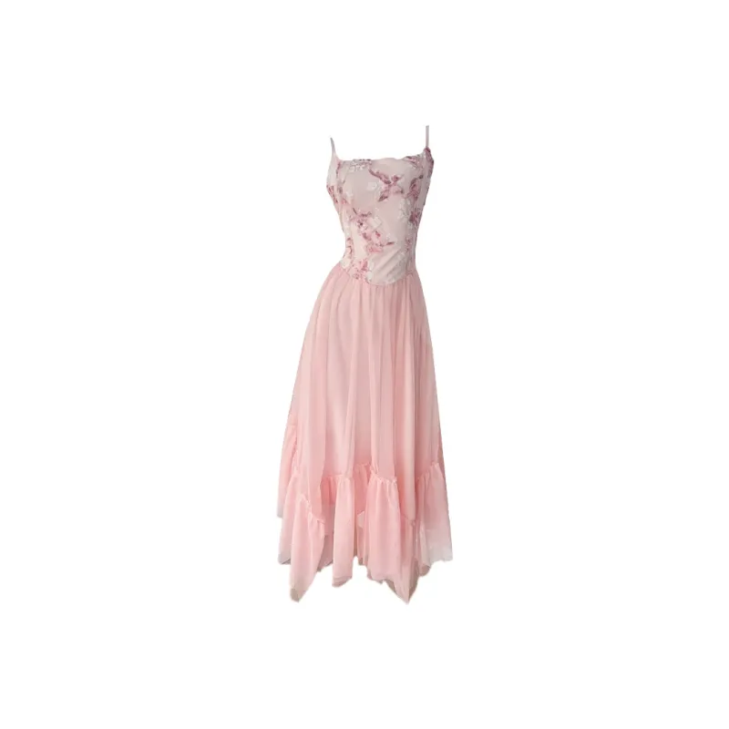 PAZZO Slip Dress Women's Smoke Pink Purple-0