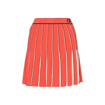 OFF-WHITE Casual Short Skirts Women's Red