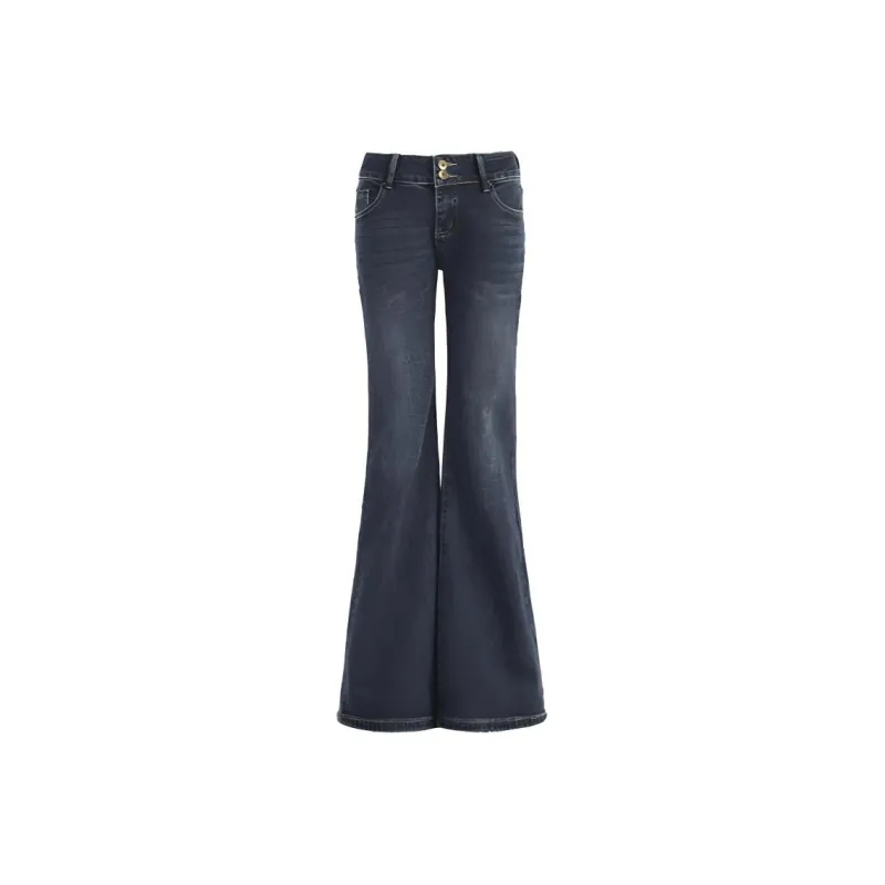 YINLEI Jeans Women's Blue-0
