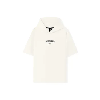 Skechers T Shirt Unisex Marshmallow White