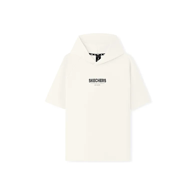 Skechers T Shirt Unisex Marshmallow White-0