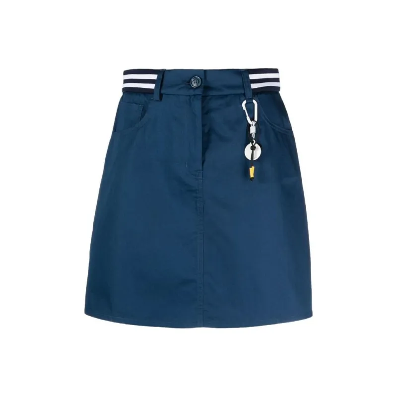 LOVE MOSCHINO Casual Short Skirts Women's Blue-0