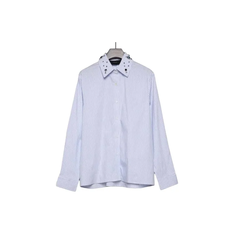 RAYSHOW Shirts Men Blue-0
