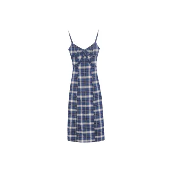 DREAM SEVEN 77 Slip Dress Women's Blue