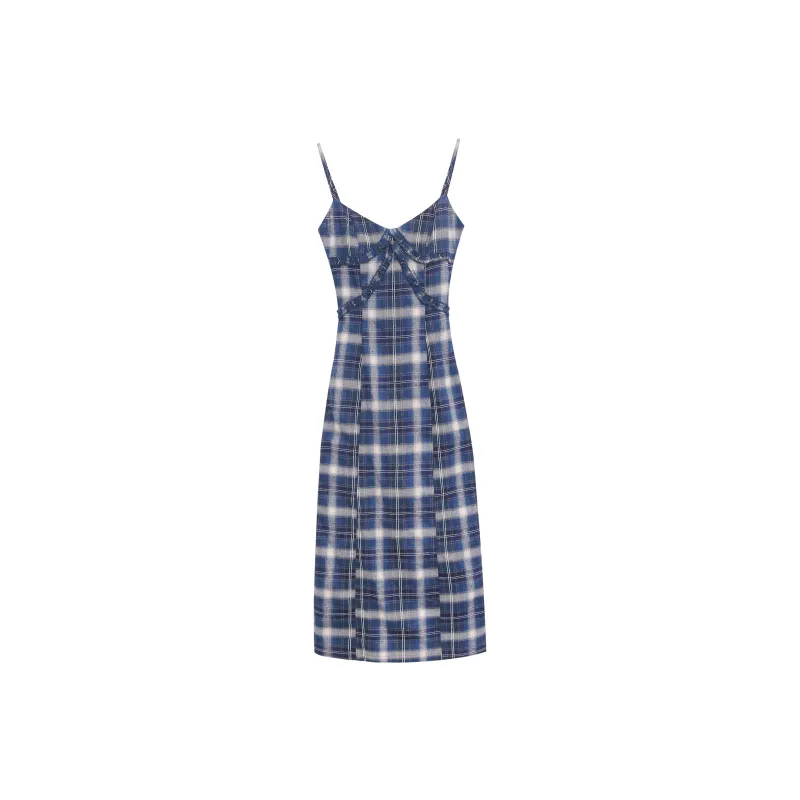 DREAM SEVEN 77 Slip Dress Women's Blue-0