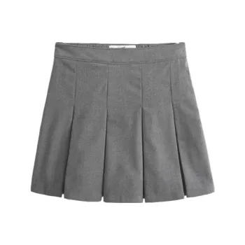 Hollister Casual Short Skirts Women's Light Gray
