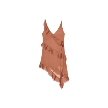 ZARA Slip Dresses Women's Toffee