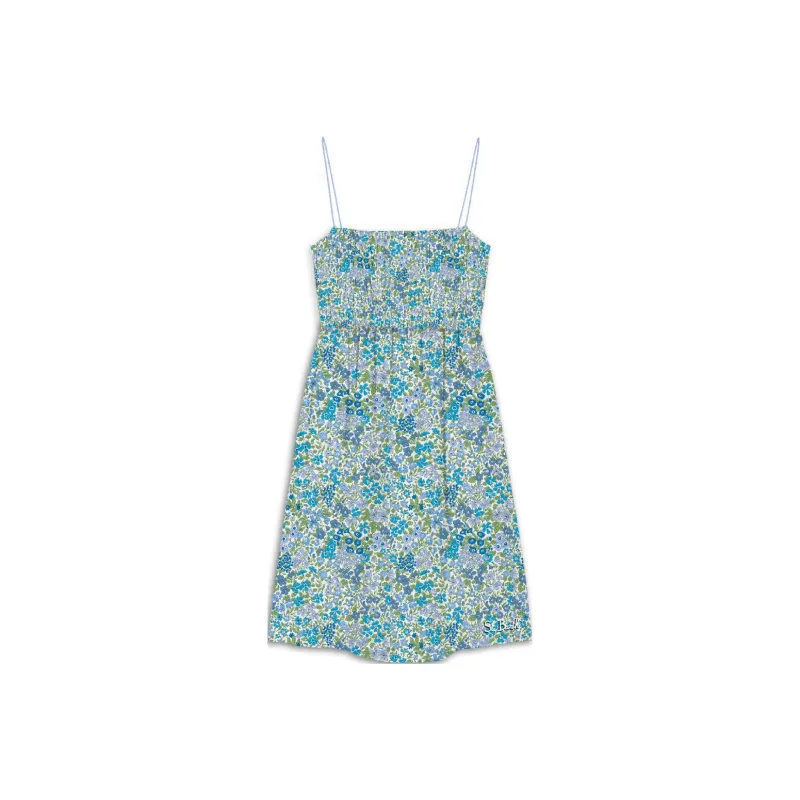 MC2 Saint Barth Hawa Smocked Embroidery Mini Dress-0
