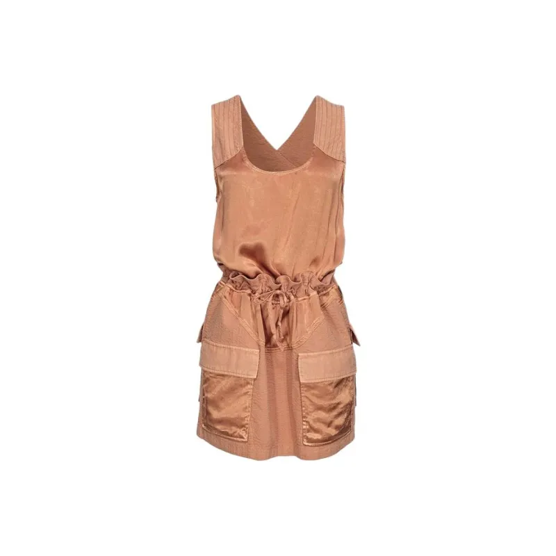 PINKO Sleeveless Dress Women's Orange-0