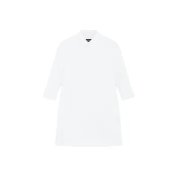 WE11DONE Long Sleeved Dress Women's White