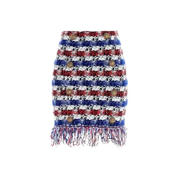 BALMAIN Casual Short Skirts Women's Multicolor