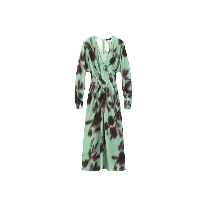 NINE WEST Long Sleeved Dresses Women's Green-0