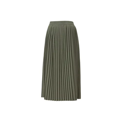 PUMA Jupe Plissée YONA Femme Casual Long Skirt Women's Moss Green