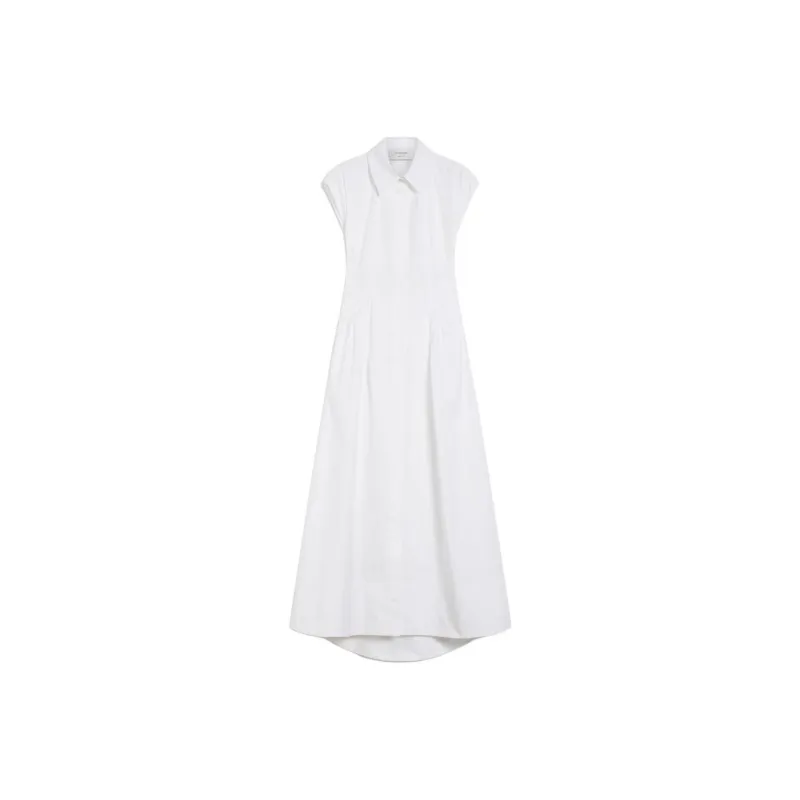 SportMax Fabiana Button Up Sleeveless Maxi Dress-0