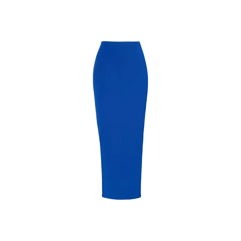 SKIMS SOFT LOUNGE LONG SKIRT Casual Long Skirts Women's COBALT/Blue-0