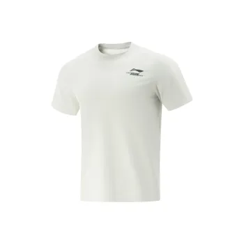 LiNing Running Collection T Shirt Men's White Birch Gray