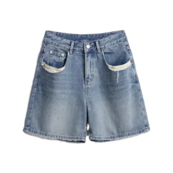 Ran and pure Denim Shorts Women's Blue