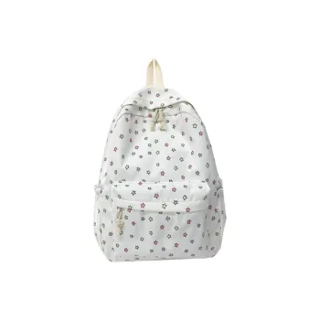 Yalu Nylon Backpack Regular Women's White