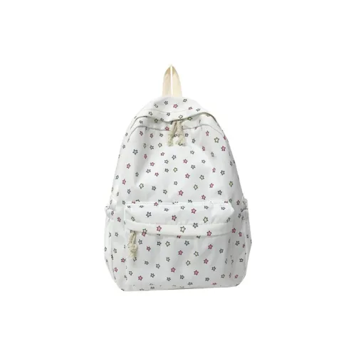 Yalu Nylon Backpack Regular Women's White