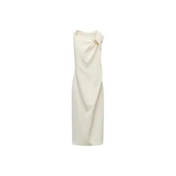 ZARA Sleeveless Dress Women's White
