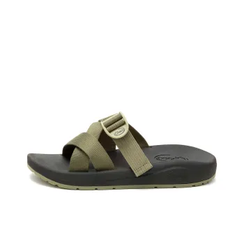 Chaco EVA Slip Resistant Abrasion Resistant Slide Slippers Men's Olive