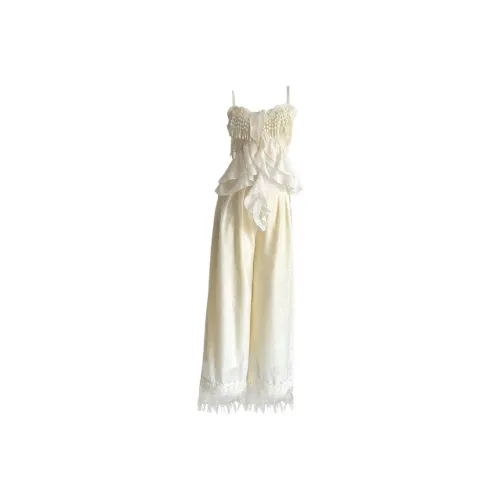 Icicofficial Casual Suit Women's Apricot