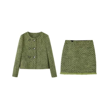 Dme Two Piece Skirt Sets Women's Green
