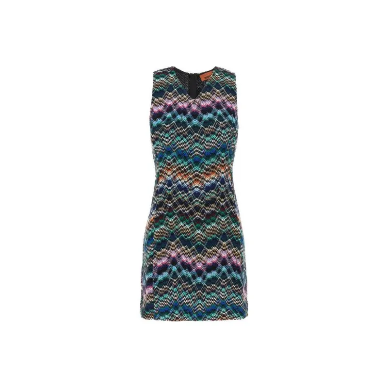 MISSONI Caperdoni Sleeveless Mini Dress-0