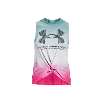 Under Armour Sleeveless Sports Shirts Women's Vintage Green