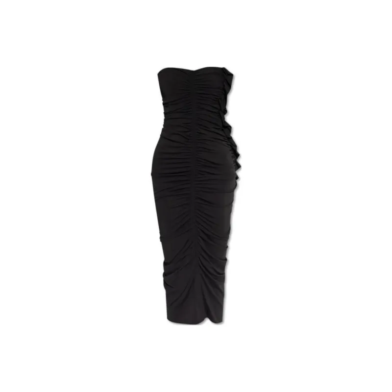 The Attico Ruched Midi Dresses-0