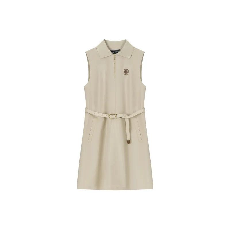 Teenie Weenie Sleeveless Dress Women's Khaki-0