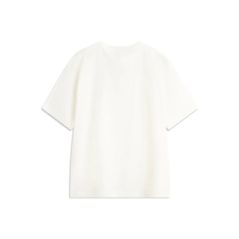 LiNing Basketball Collection T Shirt Men's Ivory-1