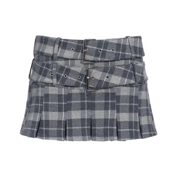 THE KRIPT HARRIET SKORT Casual Short Skirts Women's Gray
