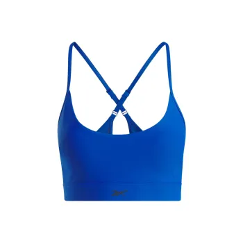 Reebok CYCLED Collection LUX STRAPPY SPORTS BRA Sports Underwear Women's Blue