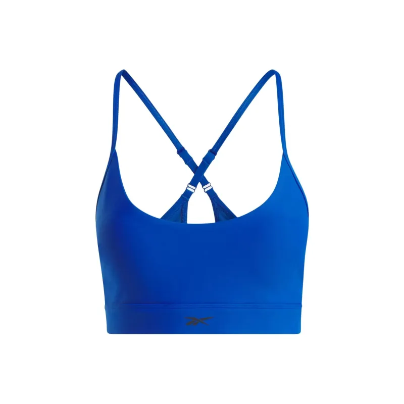 Reebok CYCLED Collection LUX STRAPPY SPORTS BRA Sports Underwear Women's Blue-0