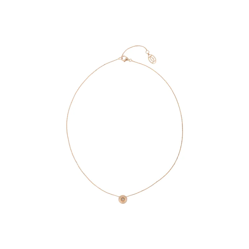 CARTIER Diamond Necklaces Women's Rose Gold-2