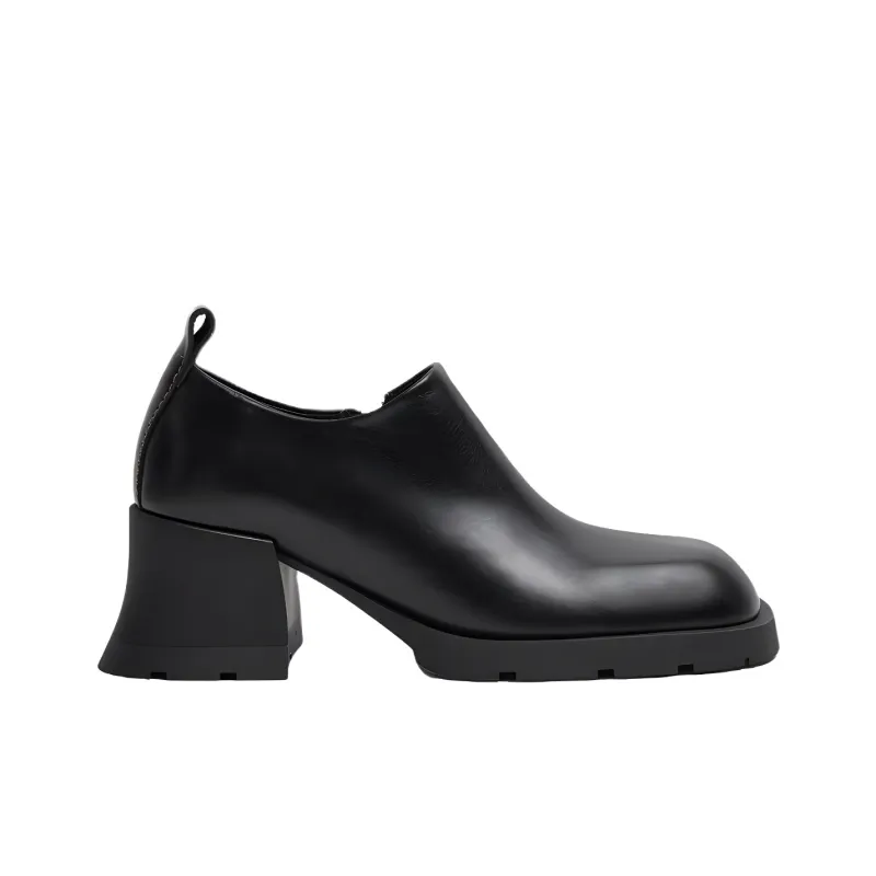 MIISTA Henar Chunky Heel High Heels 6.5cm Women's Black-1