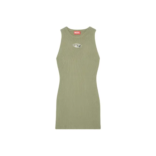 DIESEL M Coleen Logo Plaque Brushed Effect Dress