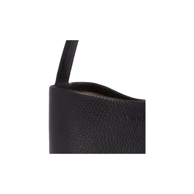 THE ROW N/S Park Leather Tote Bag, Shopping Bag, Handbag Small Size Men's Black-3